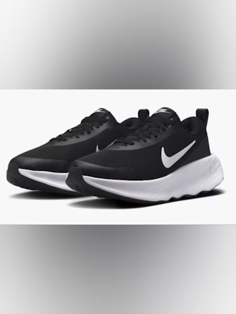 Nike Promina Extra Wide 'Black White' Athletic Sneakers Size 8.5 NWOT MSRP $75